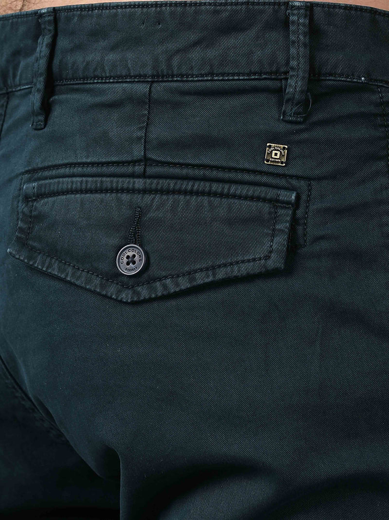 Shop Men's Navy Cargos Pant Solid Casual Joggers Online.