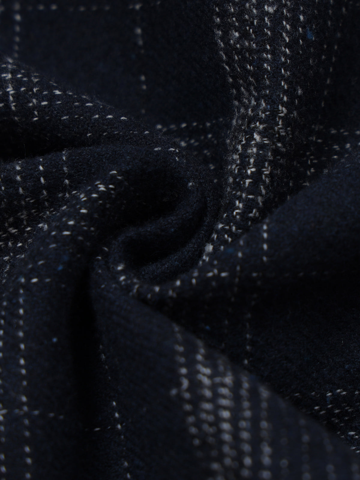 Men Navy Slim Fit Windowpane Check Full Sleeve Casual Shirt