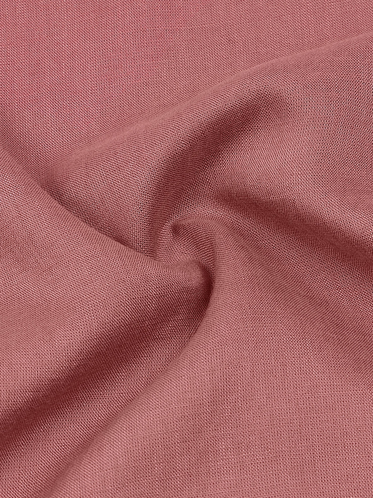 Men Dusty Rose Slim Fit Solid Linen Texture Casual Kurta Shirt