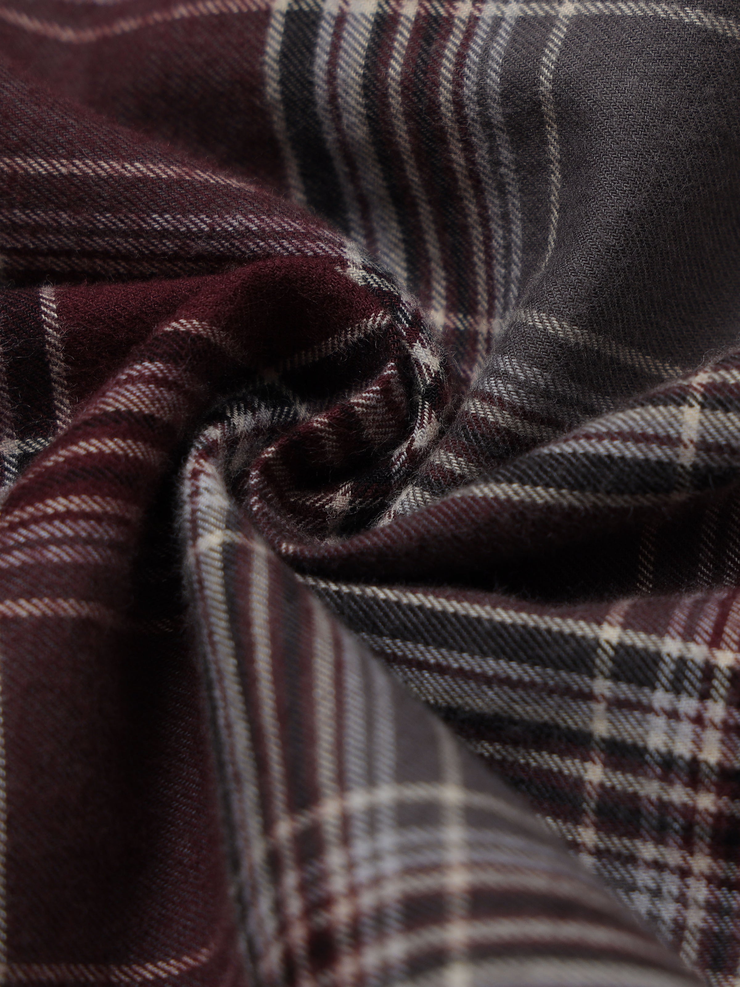 Men Maroon Slim Fit Plaid Check Full Sleeve Casual Shirt