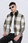 Black Tartan Checks Slim Fit Full Sleeve Shirt