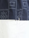 Men Navy Slim Fit Printed Polo T-Shirt