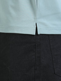 Men Pista Slim Fit Stretchable Solid  Polo T-Shirt