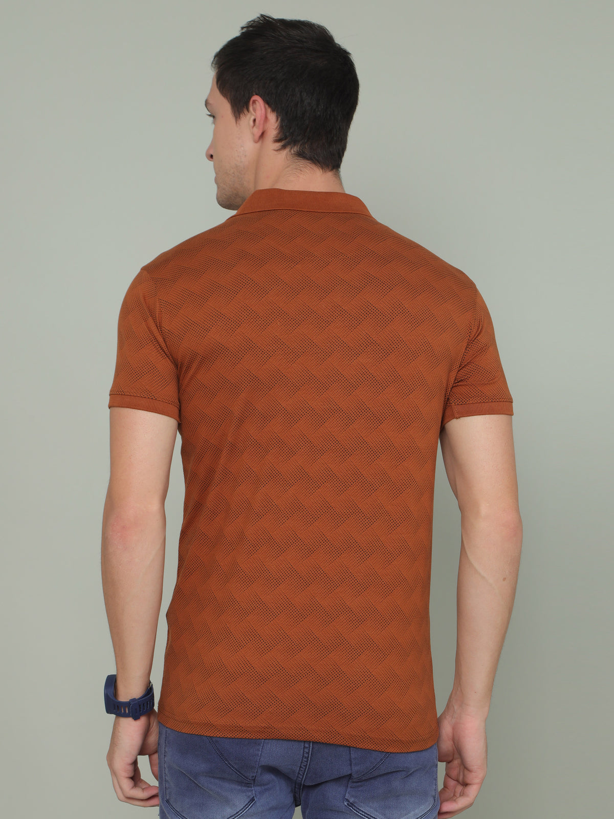 Shop Brown Polo T-shirt Online.