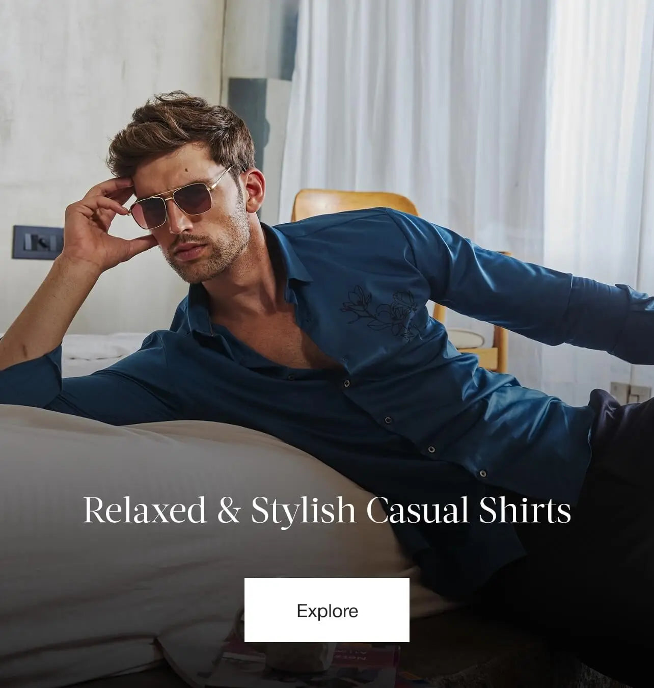 casual shirts for men by Cool Colors