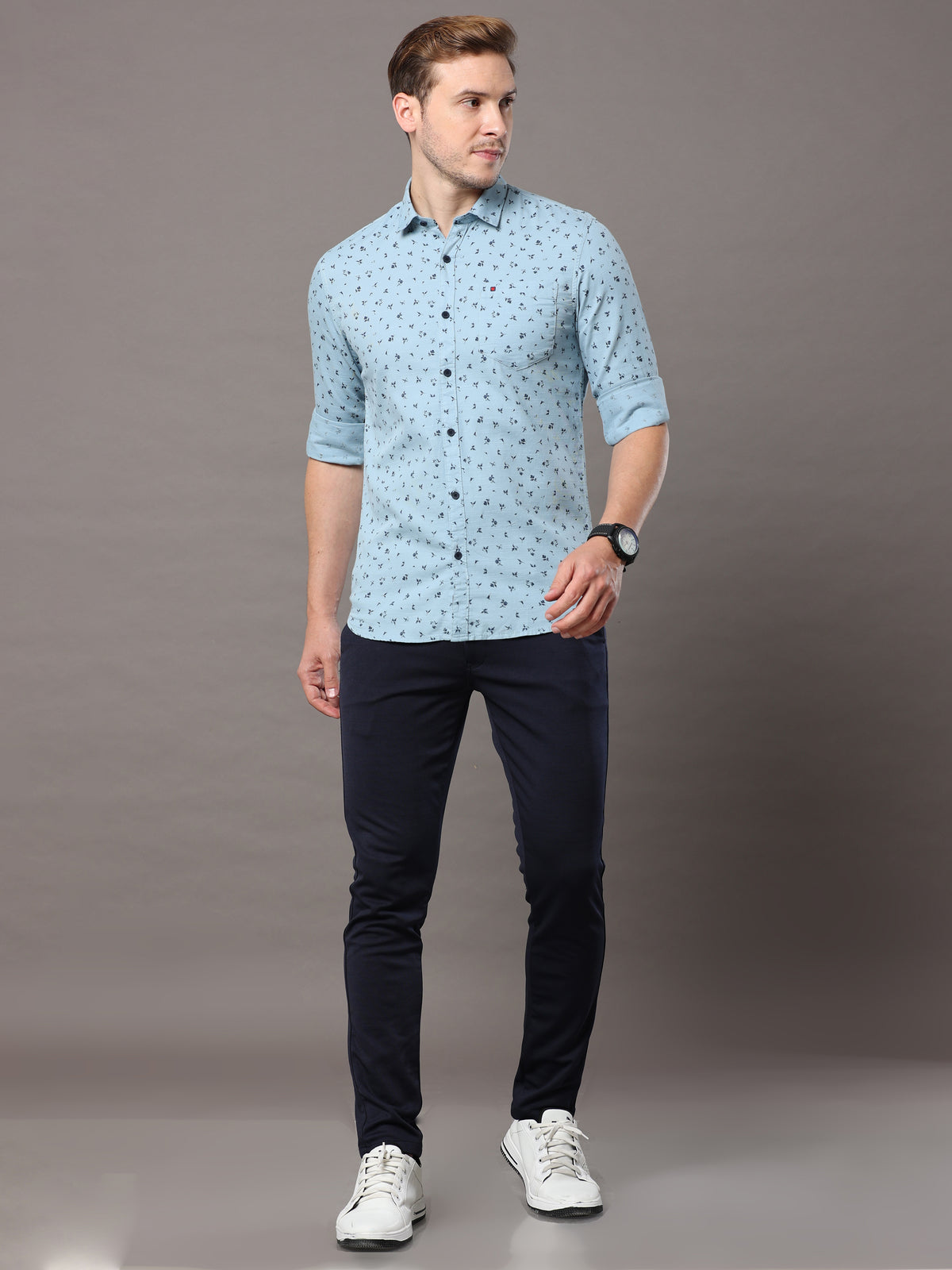 Blue Print Shirt