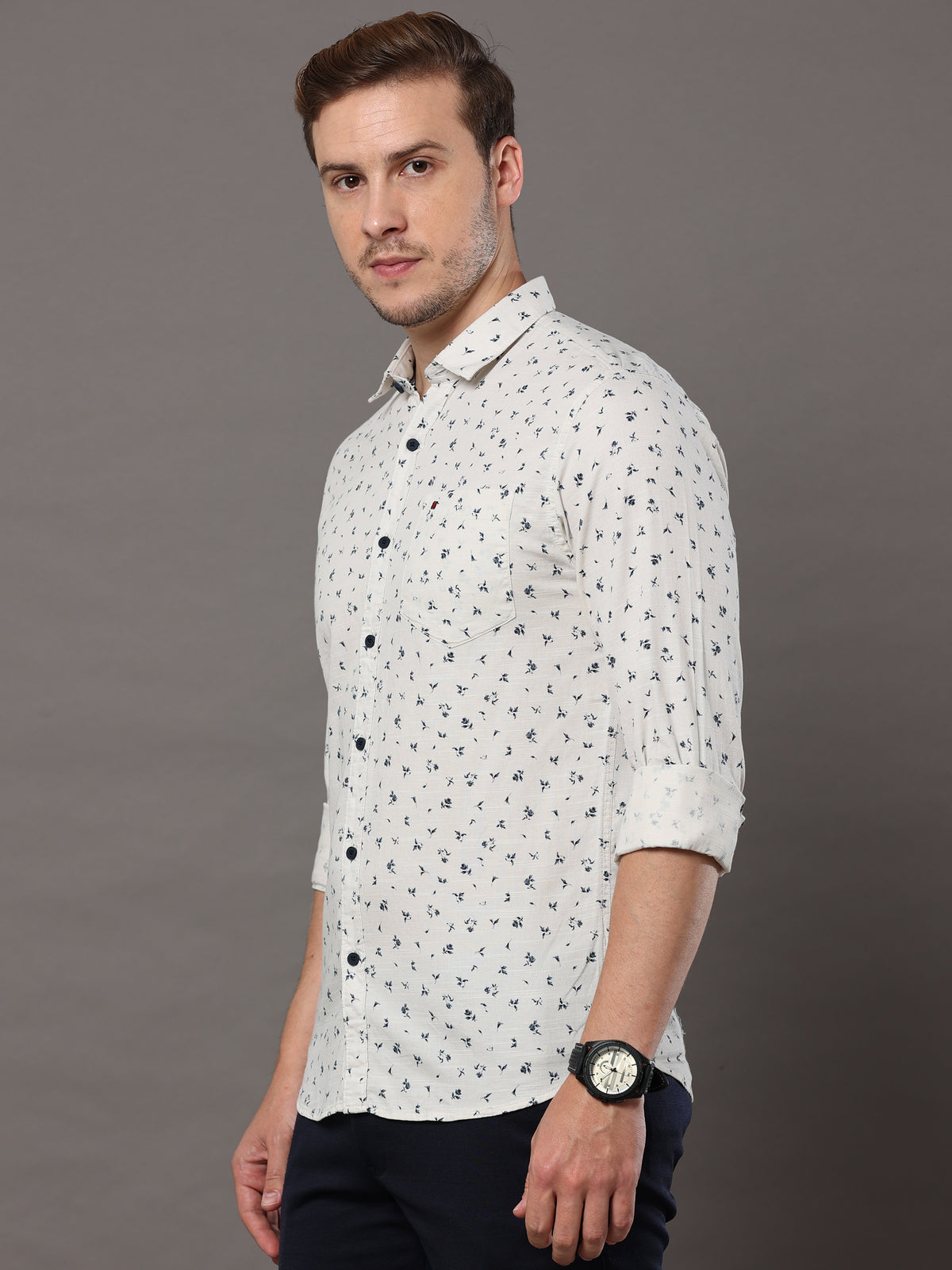 Shop White Print Shirt Online.