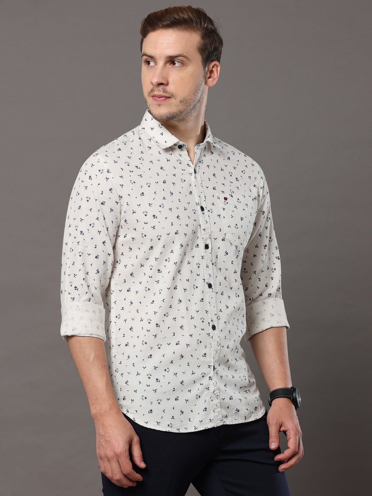 Shop White Print Shirt Online.