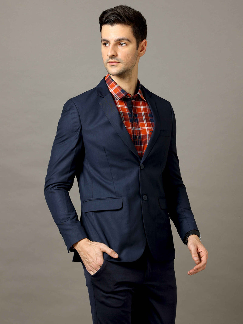 Shop Dark Blue Men's Blazer Online.