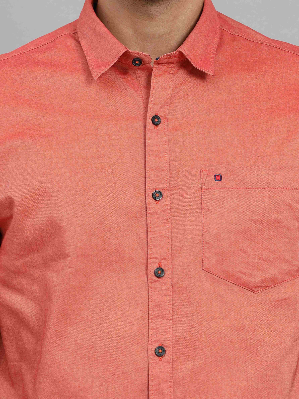 Shop Men's Pink Slim Fit Solid Full Sleeves Casual Shirts Online.