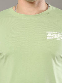 Shop Green Mens Full Sleeve T-shirt Online.