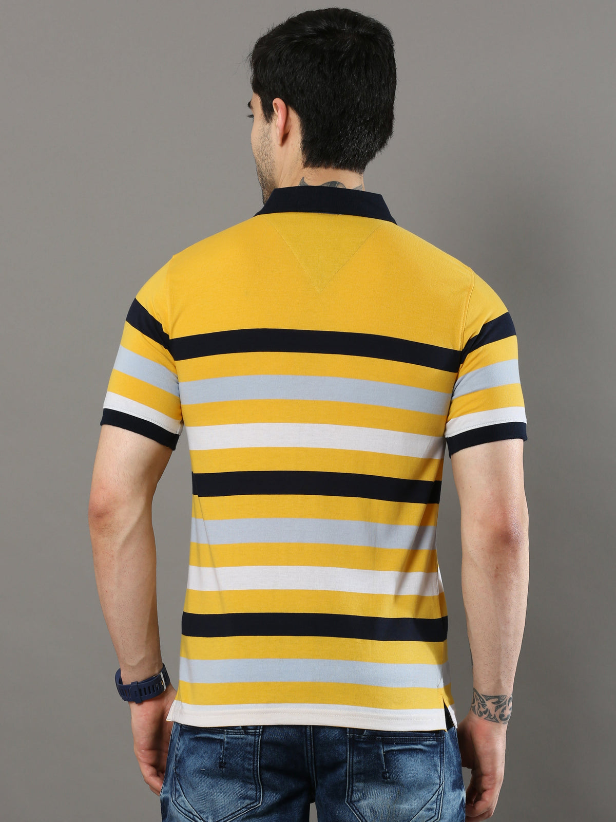 Shop Multicolor Mens Polo T-shirt Online.